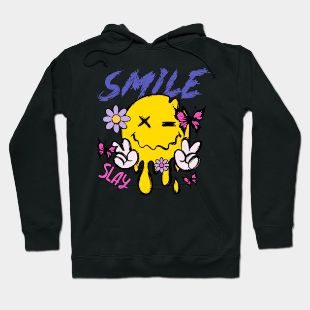 SMILE Hoodie by SillyBearDesign